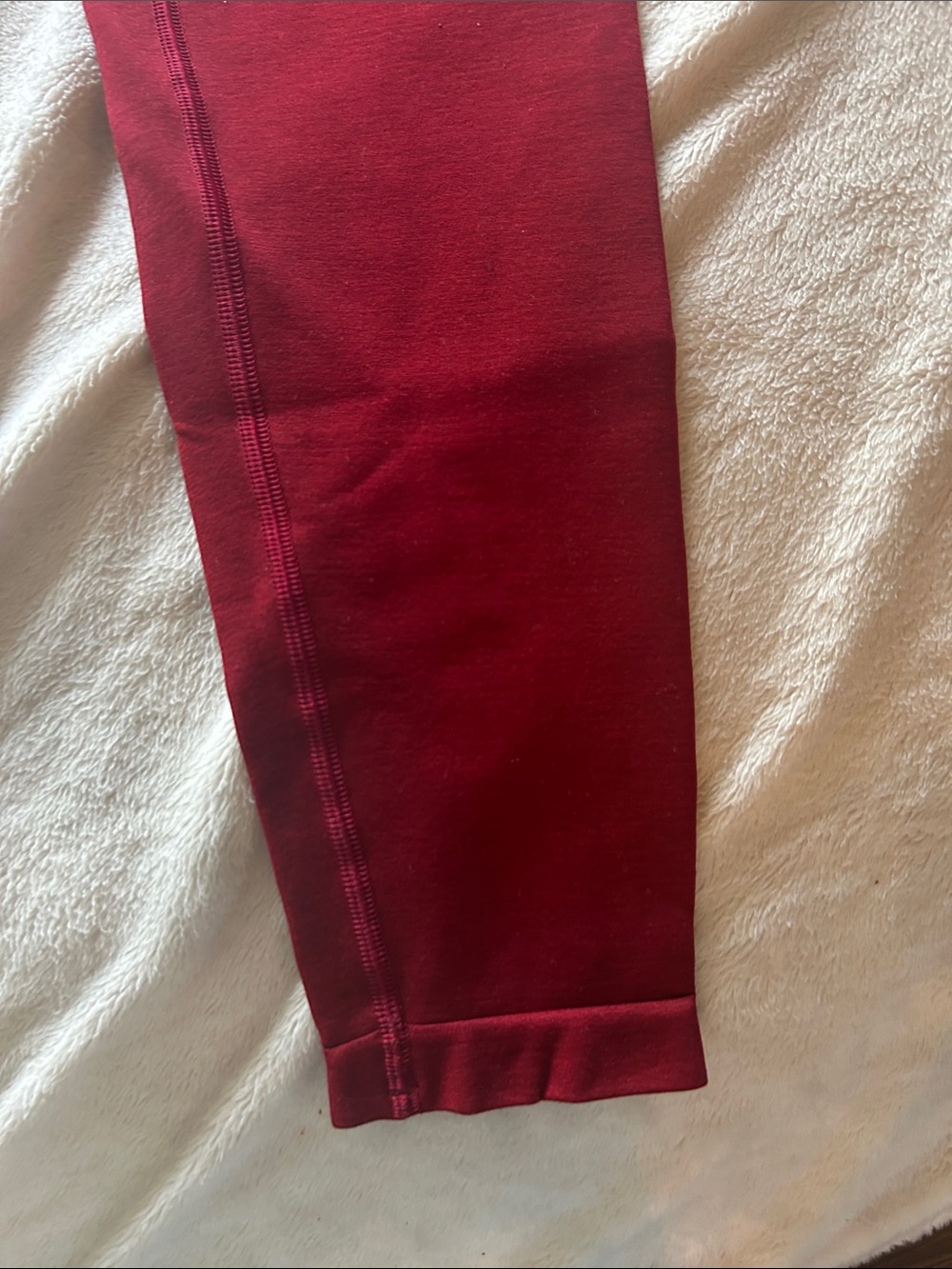 Alphalete Burgundy High-Rise Leggings